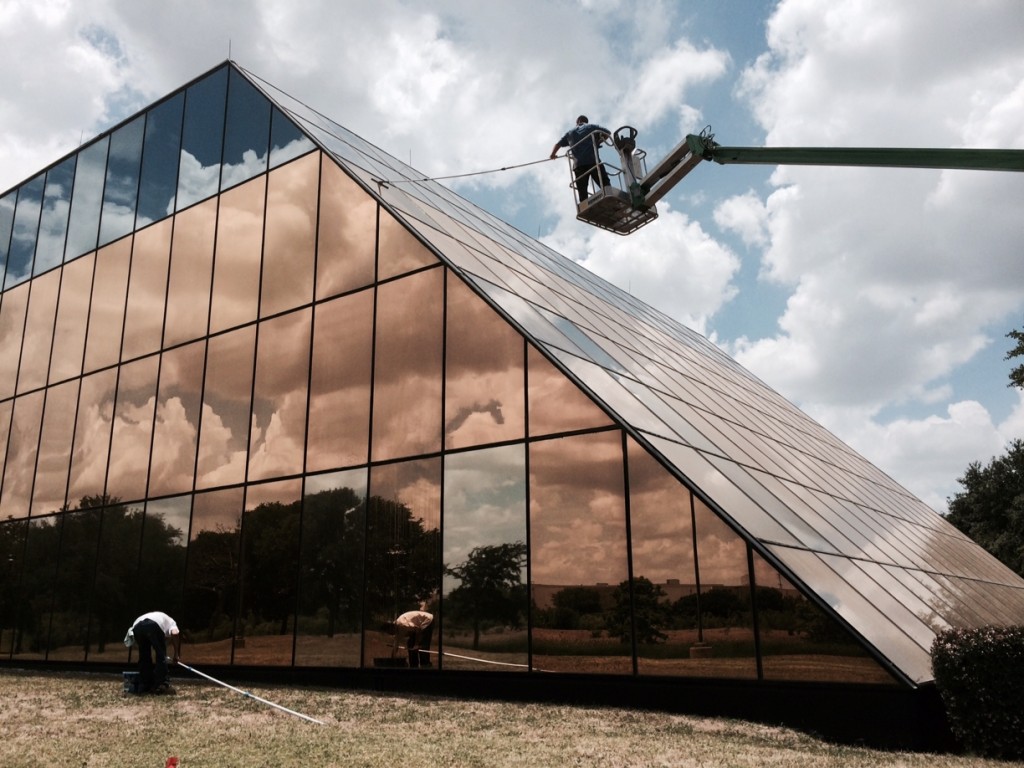 Exterior Cleaners Dallas  Glass Building Exterior Windows Clean Up in Dallas, Texas  GRUBBS Construction Cleaning