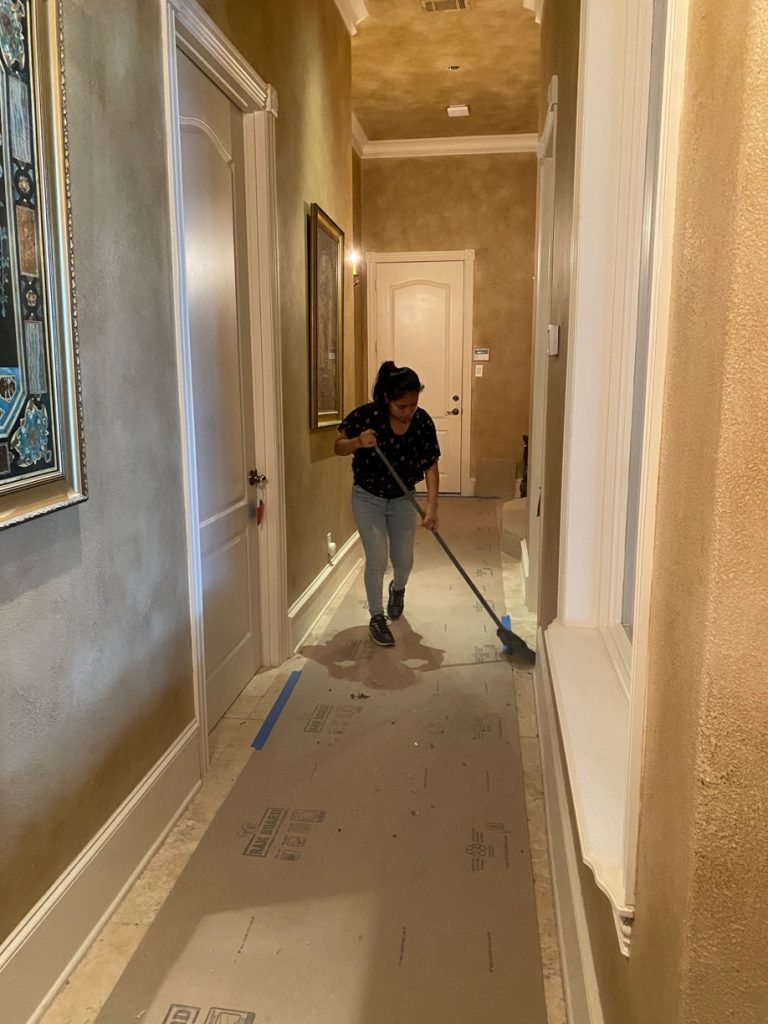 Large Mansion Construction Clean Up in Flower Mound TX 00025 768x1024 Large Mansion Post Construction Cleaning Service in Flower Mound, TX